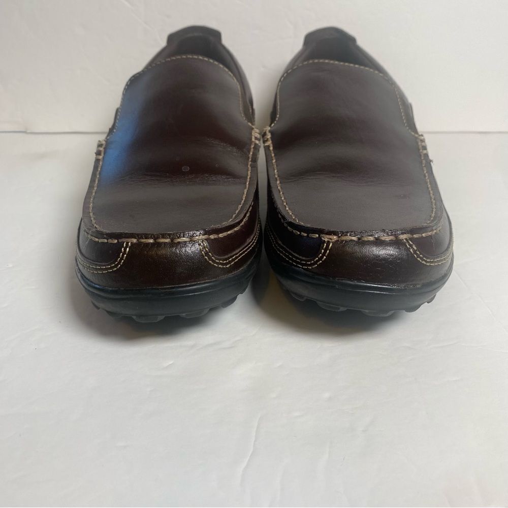 Cole Haan Brown Leather Tucker Venetian Slip On Loafers Like New Condition S-9M - Picture 5 of 9